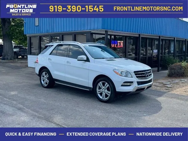 White 2015 Mercedes-Benz M-Class ML 350 for sale in Clayton, NC