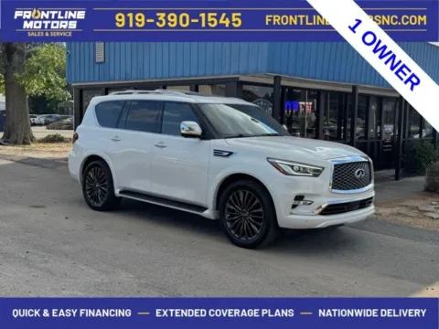 White 2023 INFINITI QX80 Sensory for sale in Clayton, NC