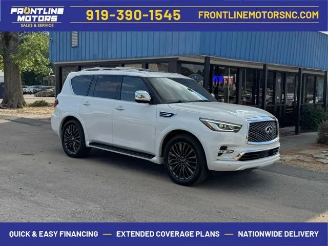 White 2023 INFINITI QX80 Sensory for sale in Clayton, NC