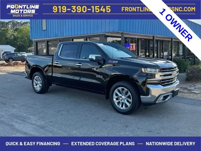 Black 2019 Chevrolet Silverado 1500 LTZ for sale in Clayton, NC