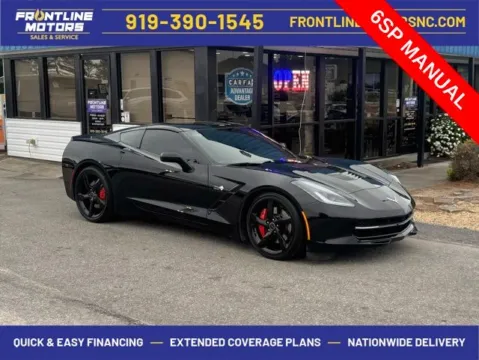 Black 2015 Chevrolet Corvette Stingray Z51 for sale in Clayton, NC