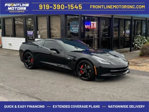 Black 2015 Chevrolet Corvette Stingray Z51 for sale in Clayton, NC