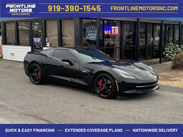 Black 2015 Chevrolet Corvette Stingray Z51 for sale in Clayton, NC