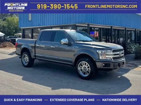 Gray 2019 Ford F-150 Platinum for sale in Clayton, NC