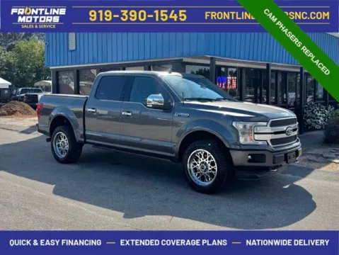 Gray 2019 Ford F-150 Platinum for sale in Clayton, NC
