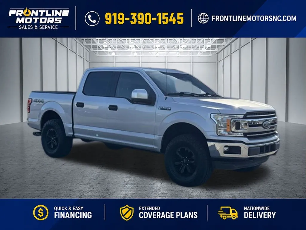 Silver 2018 Ford F-150 XLT for sale in Clayton, NC