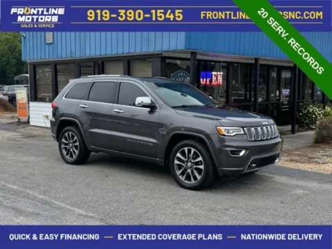 Gray 2018 Jeep Grand Cherokee Overland for sale in Clayton, NC