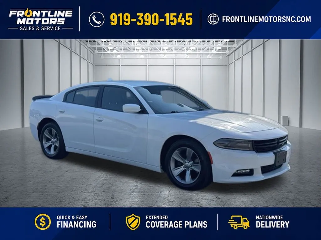 White 2018 Dodge Charger SXT for sale in Clayton, NC