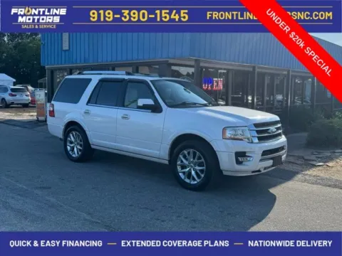 White 2017 Ford Expedition Limited for sale in Clayton, NC