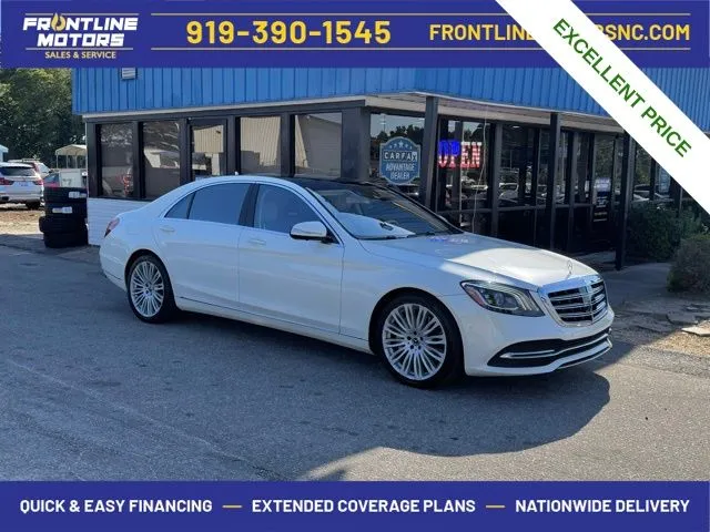 White 2019 Mercedes-Benz S-Class S 450 for sale in Clayton, NC