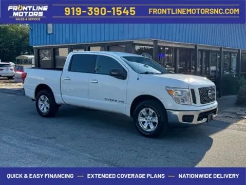 White 2019 Nissan Titan SV for sale in Clayton, NC