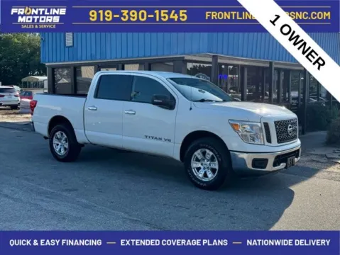 White 2019 Nissan Titan SV for sale in Clayton, NC