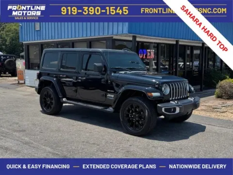 Black 2021 Jeep Wrangler Unlimited Sahara 4xe for sale in Clayton, NC