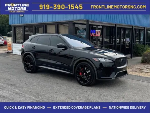 Black 2020 Jaguar F-PACE SVR for sale in Clayton, NC