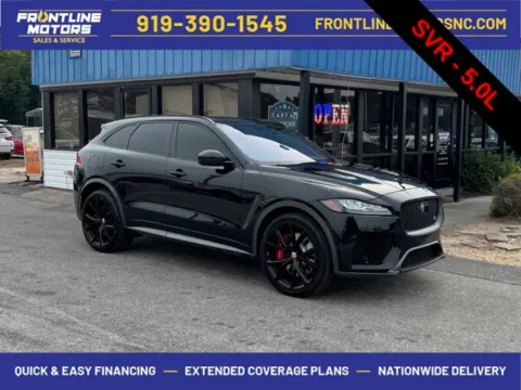 Black 2020 Jaguar F-PACE SVR for sale in Clayton, NC