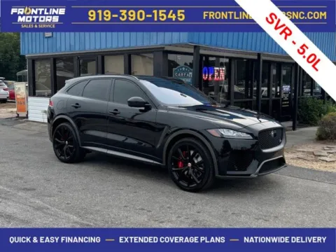 Black 2020 Jaguar F-PACE SVR for sale in Clayton, NC