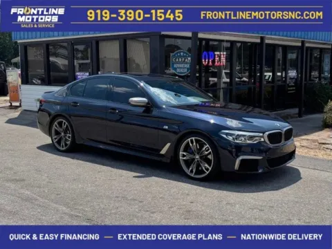 Blue 2020 BMW 5 Series M550i xDrive for sale in Clayton, NC