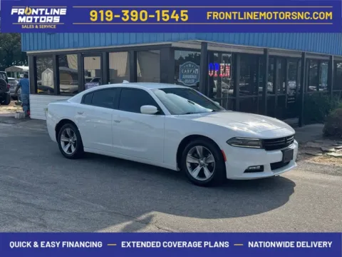 White 2016 Dodge Charger SXT for sale in Clayton, NC