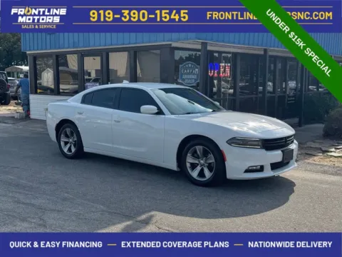 White 2016 Dodge Charger SXT for sale in Clayton, NC