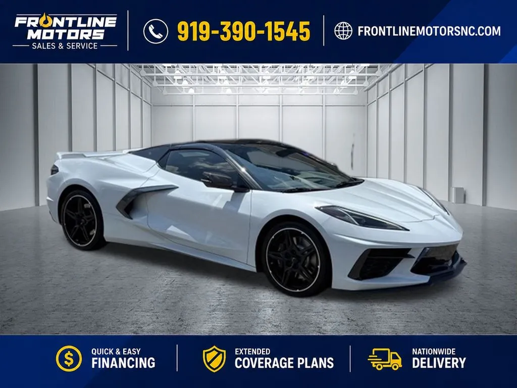 White 2020 Chevrolet Corvette Stingray for sale in Clayton, NC