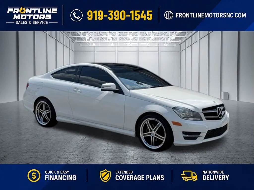 White 2014 Mercedes-Benz C-Class C 250 for sale in Clayton, NC