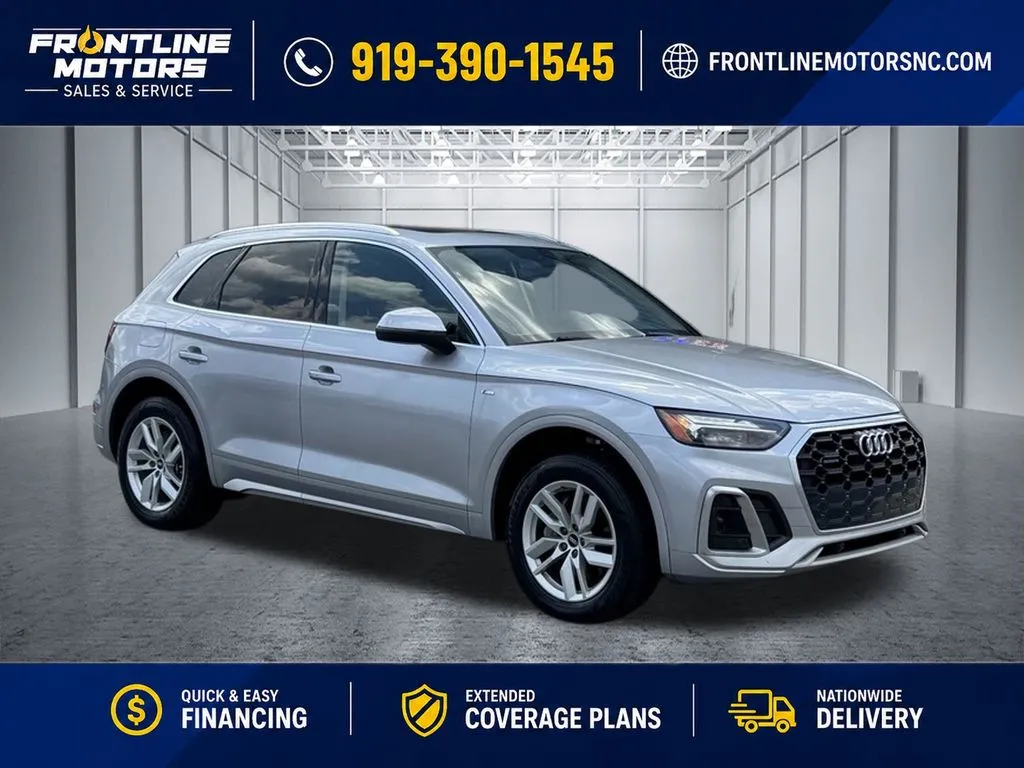 Silver 2022 Audi Q5 45 S line Premium for sale in Clayton, NC