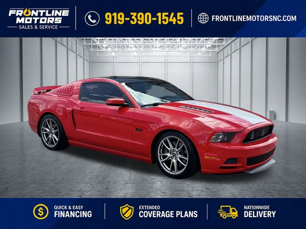 Red 2014 Ford Mustang GT Premium for sale in Clayton, NC