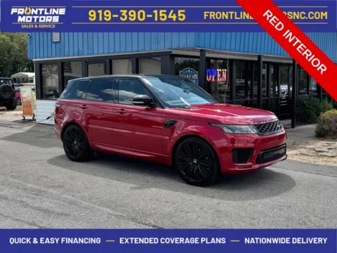 Red 2019 Land Rover Range Rover Sport Supercharged for sale in Clayton, NC