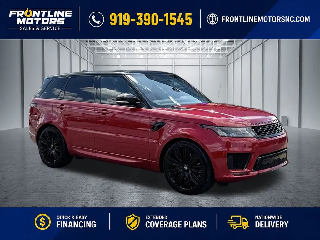 Red 2019 Land Rover Range Rover Sport Supercharged for sale in Clayton, NC