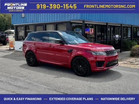 Red 2019 Land Rover Range Rover Sport Supercharged for sale in Clayton, NC