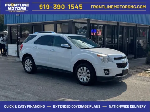White 2011 Chevrolet Equinox LTZ for sale in Clayton, NC