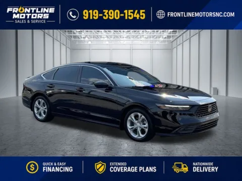 Black 2023 Honda Accord LX for sale in Clayton, NC