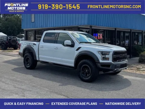 White 2018 Ford F-150 Raptor for sale in Clayton, NC
