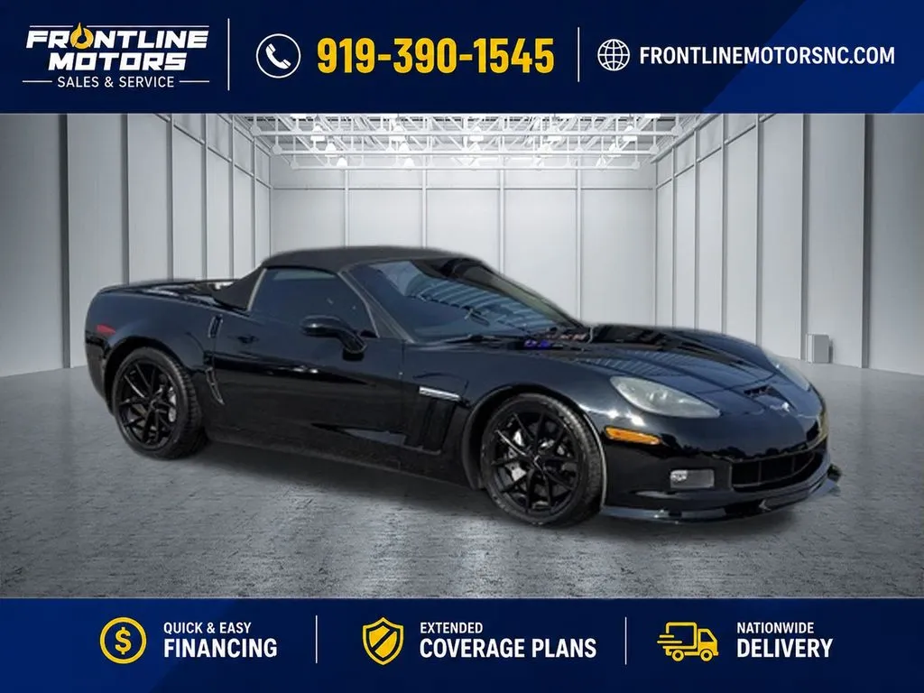 Black 2010 Chevrolet Corvette Grand Sport for sale in Clayton, NC