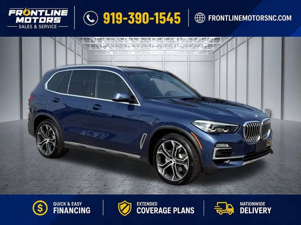 Blue 2021 BMW X5 xDrive40i for sale in Clayton, NC