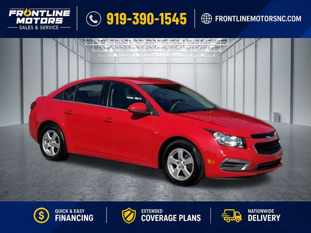 Red 2016 Chevrolet Cruze Limited 1LT for sale in Clayton, NC