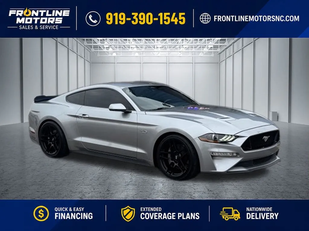 Silver 2022 Ford Mustang GT Premium for sale in Clayton, NC