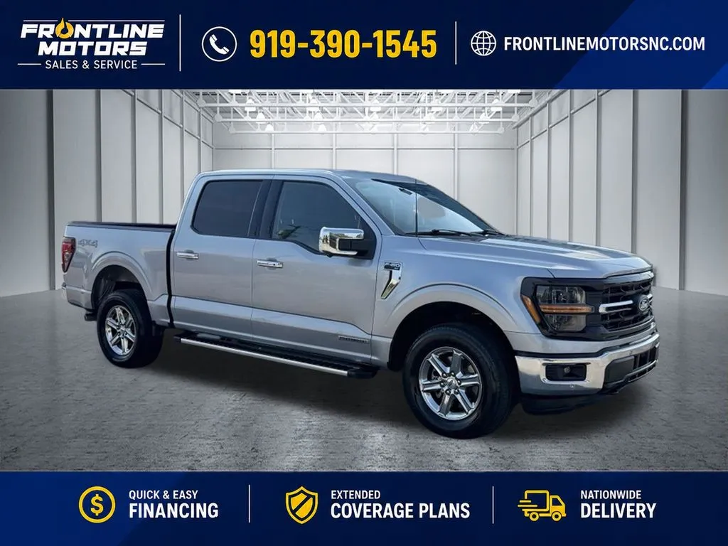 Silver 2024 Ford F-150 XLT for sale in Clayton, NC