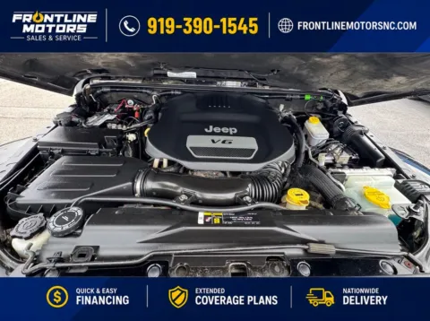 Another view of 2018 Jeep Wrangler JK Unlimited Sahara for sale in Clayton, NC at Frontline Motors Clayton