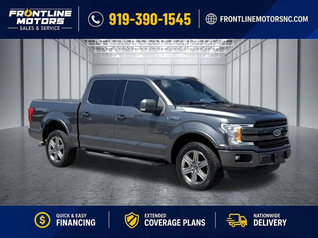 Gray 2018 Ford F-150 Lariat for sale in Clayton, NC