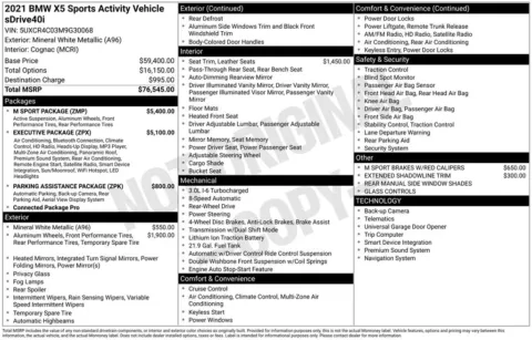 Photos of 2021 BMW X5 sDrive40i for sale in Clayton, NC at Frontline Motors Clayton