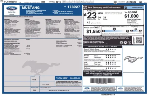 Photos of 2018 Ford Mustang EcoBoost Premium for sale in Clayton, NC at Frontline Motors Clayton