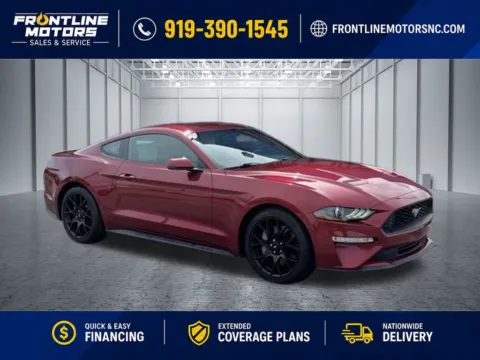 Red 2018 Ford Mustang EcoBoost Premium for sale in Clayton, NC