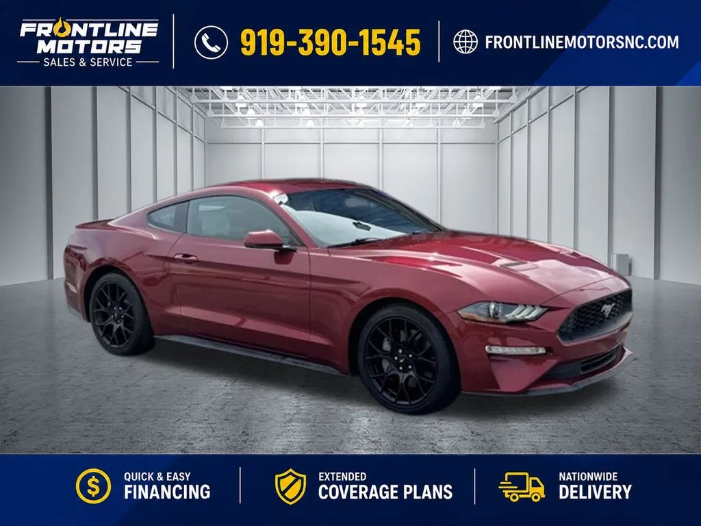 Red 2018 Ford Mustang EcoBoost Premium for sale in Clayton, NC