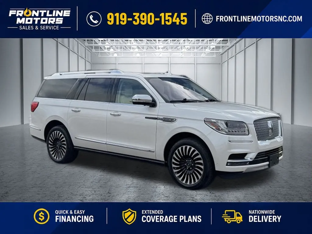 White 2019 Lincoln Navigator L Black Label for sale in Clayton, NC