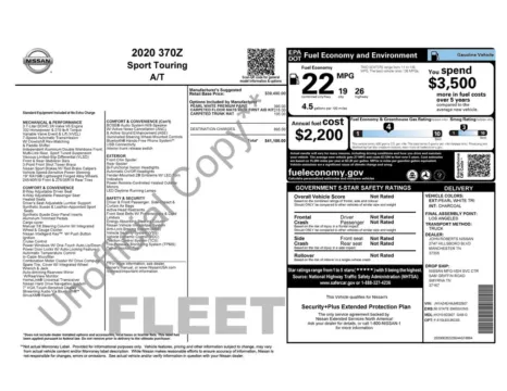 Photos of 2020 Nissan 370Z Sport for sale in Clayton, NC at Frontline Motors Clayton