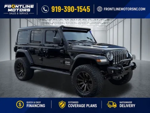 Black 2019 Jeep Wrangler Unlimited Sahara for sale in Clayton, NC