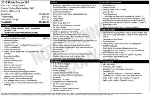 Photos of 2015 Buick Encore for sale in Clayton, NC at Frontline Motors Clayton