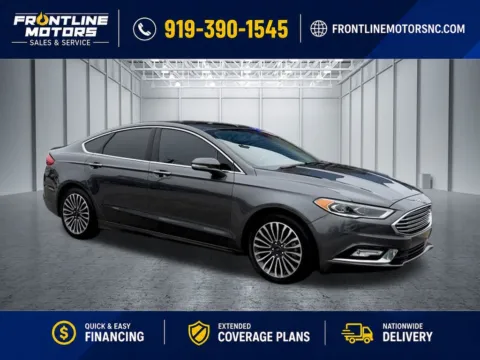 Gray 2018 Ford Fusion Titanium for sale in Clayton, NC