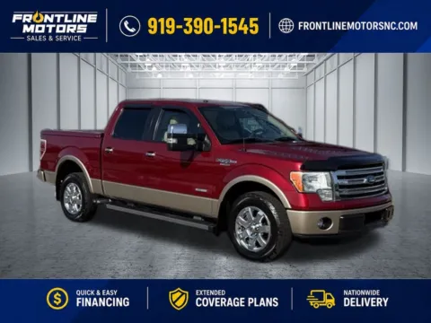 Red 2014 Ford F-150 Lariat for sale in Clayton, NC